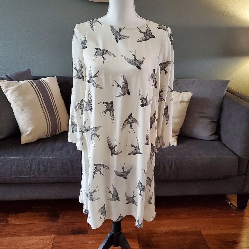 H&M Long Sleeve Shift Dress